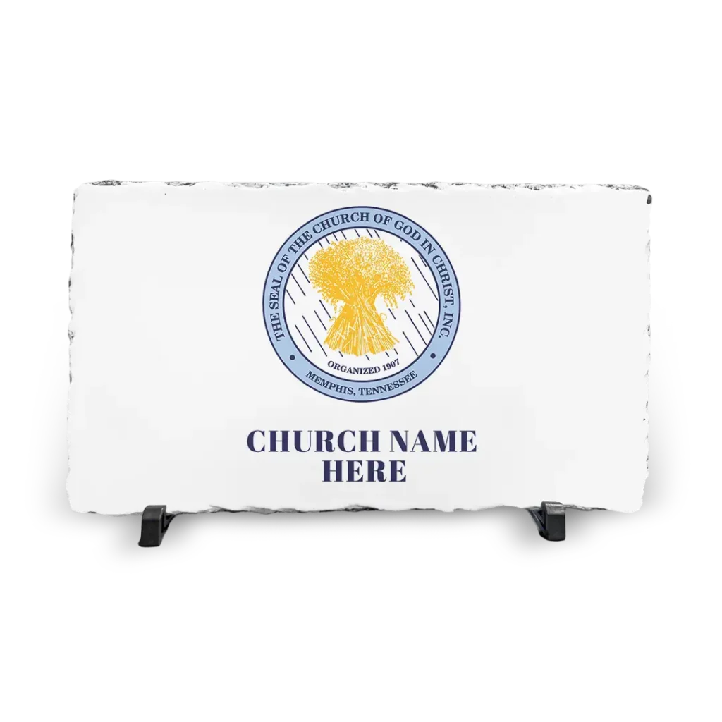 COGIC Medium Rectangle Slate
