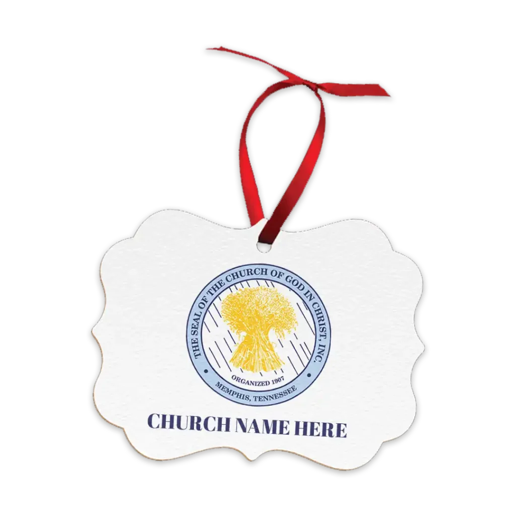 Aluminum Christmas Ornament - Printed