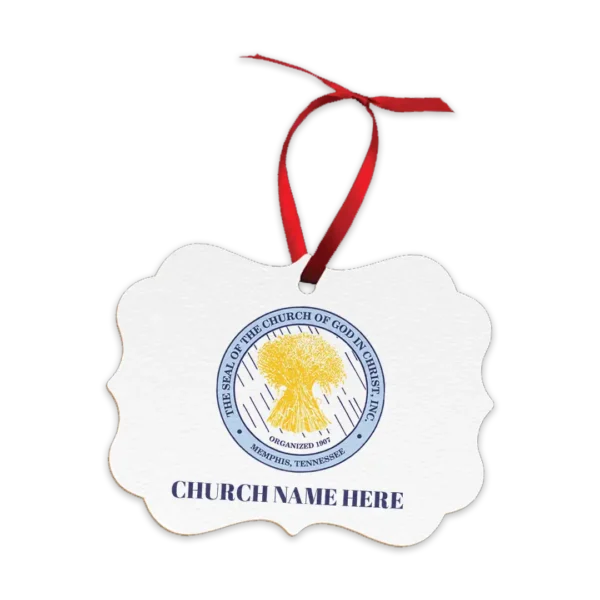 Aluminum Christmas Ornament - Printed