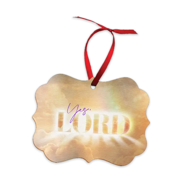 Aluminum Christmas Ornament - Printed - Image 3